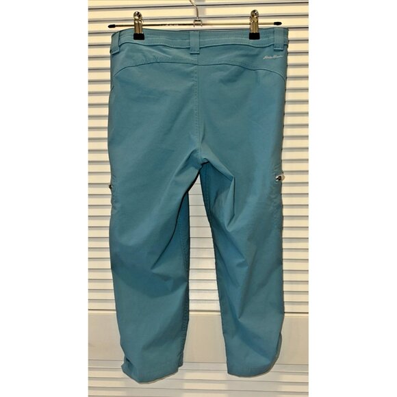 Eddie Bauer First Ascent Capri Pants Women's Size 2 Teal Waist 30" Inseam 20.5" - Picture 2 of 10